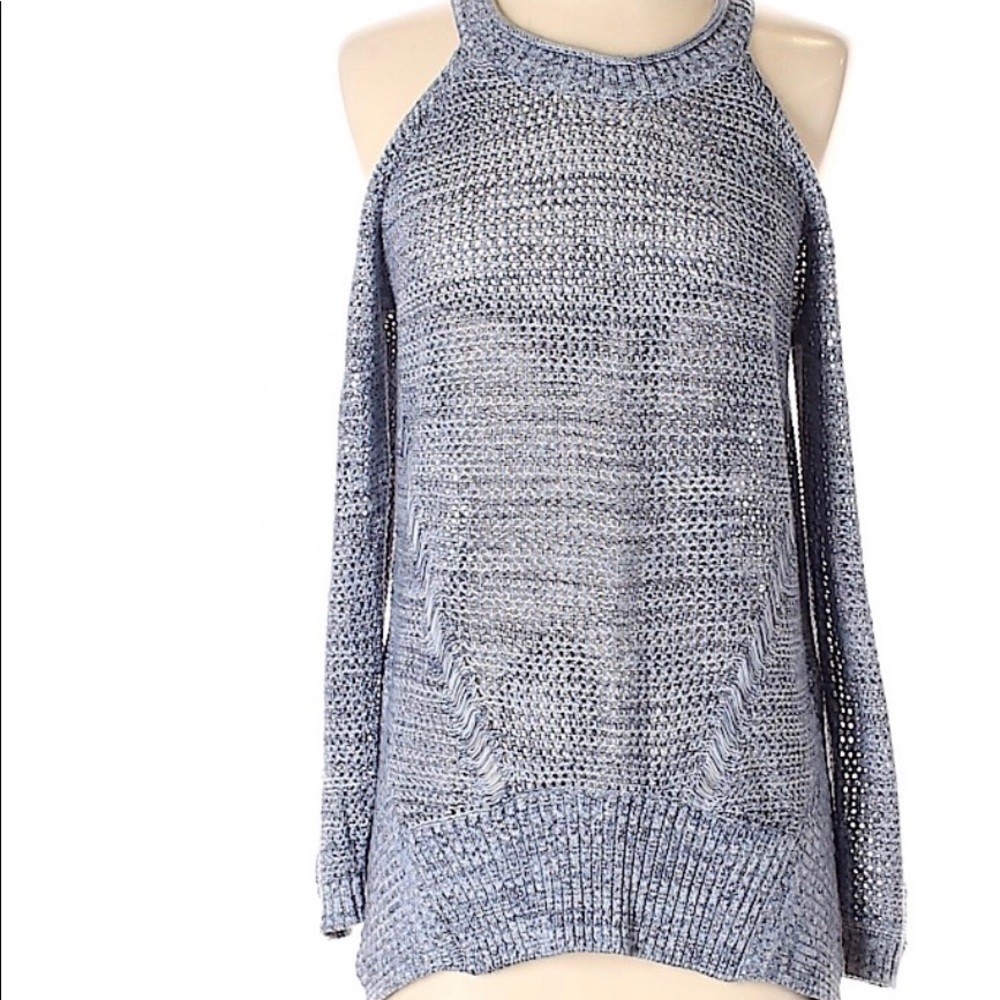 Willow & Clay Cold Shoulder Sweater